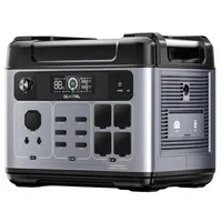 OUKITEL P2001 Plus Portable Power Station, 2400W AC Output, 2048Wh LiFePO4 Battery, 13 Outlets, 80% Charge in 1Hr, Smart APP Control, Adjust at 400W/800W/1200W/1800W, 2000W UPS < 10ms, Max. 500W Solar Input, IP54 Dust-Proof & Splash-Proof