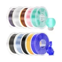10kg Mecpow High-Speed PETG Filaments - Black/ Yellow/ Solid Blue/ Warm Terracotta Gradient/ Pastel Aurora Gradient/ Light Blue/ Cyan/ Smoke Gray/ Clear/ Light Pink
