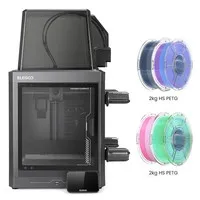 Elegoo Centauri Carbon 2 Combo 3D Printer + 4kg HS PETG Filament - Pink-White/Blue-Purple/Indigo-White/Blue-Green