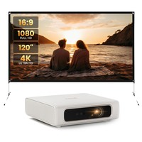 ETOE Dolphin 2 Portable RGB Laser Projector + 120-inch Projection Screen