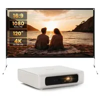 ETOE Dolphin 2 Portable RGB Laser Projector + 120-inch Projection Screen