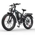 EU Direct YVY C26 MAX Electric Bike 48V 23Ah Battery 1000W+2 Dual Motors Recommended Top Speed 25KM or H 26+4_0inches Tires 50 75KM Max Mileage 150KG Max Load Electric Bicycle