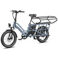 EU Direct FAFREES FF20 CUV Electric Tricycle 48V 15AH+2 Dual Batteries 250W Motor Top Speed 25KM or H 20+3_0inches Tires 120 170KM Max Mileage 200KG Max Load Folding Electric Bike