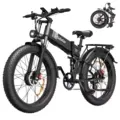 EU DIRECT Ridstar H26 PRO Electric Bike 48V 20AH Battery 1500W+2 Dual Motors Recommended Top Speed 25KM or H 26+4_0inch Tires 65 110KM Max Mileage 150KG Max Load Folding Electric Bicycle