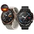 [EU Direct]Zeblaze Stratos 4 Pro 1.43-inch AMOED GPS Downloadable Maps Two-color LED Flashlight 60-days Battery Life bluetooth Call Heart Rate Blood Oxygen Monitor Sleep Monitoring Multi-sport Modes Music Storage Playback 5ATM Waterproof Smart Watch