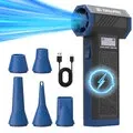 DRILLPRO P30 Turbo Fan 130,000RPM 300g Peak Wind Pressure with 5000mAh Battery Various Nozzle Combinations Portable 29mm Brushless Motor High Performance