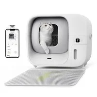 Refurbished Furbulous Auto-Pack & Seal Cat Litter Box, Self Cleaning & Refilling, Huge Capacity, Smart App, Quiet Operation