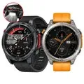 World PremiereZeblaze Stratos 4 1_43 inch AMOLED GPS 5ATMandIP69K Waterproof Built in Flashlight CompassandBarometric Altimeter 60 days Battery Life Voice Assistant bluetooth Call Heart Rate SpO2 Monitor Sleep Monitoring Multi sport Modes Smart Watch