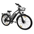 LOOKROAD L28 MIN Electric Bike,36V 18Ah Battery,500W Motor,Recommended Top Speed 25KM or H,Speed Sensor,Mechanical Disc Brakes,28x2_0Inch Fat Tires,100 120KM Max Mileage,100kg Max Load,Electric Bicycle