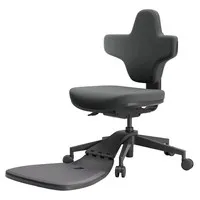 NEWTRAL Standing-Mate Ergonomic Standing Desk Chair, Multi-Posture Dynamic Support, 167° Flip Backrest, Anti-Fatigue Mat, Adjustable Seat, for 152-173cm Users, 150kg - Small Size