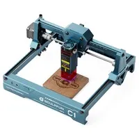 SCULPFUN C1 6W Mini Laser Engraver, 0.06mm Precision Laser Spot, 150×130mm Working Area, 10000mm/min Speed, One-Step Installation, LightBurn & LaserGRBL Compatible, 100+ Material Support