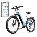 EU DIRECT Onesport WT05 Electric Bike,36V 18_2AH Battery,250W Motor,Top Speed 25KM or H,Torque Sensor,Dual Oil Brakes,APP Connection,27_5+2_25inch Tires,60 120KM Max Mileage,100KG Max Load,Electric Bicycle