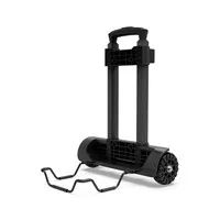 FOSSiBOT Folding Hand Truck, F2400 F1800 Portable Power Station Special Foldable Cart, Hold up to 50lbs, 3-Level Adjustable Handle, Flat Car with Casters Foldable Lightweight Silent Compact Load-resistant Foldable Trolley for Travel, Camping, Moving