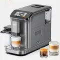 [EU Direct] HiBREW H16 Fully Automatic Espresso Machine Cappuccino Milk System 6 Coffee Varieties Intuitive Touch Display With Grinder