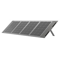 NEWSMY 200W Portable Solar Panel, 24.3% High Efficiency BC Cells, IP65 Waterproof, MC4/XT60/DC Output, Foldable Design, 4 Kickstands, for Camping, RV & Emergency Power, Power Station Compatible