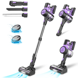 INSE S10 Cordless Vacuum For Pet Hair Power Saving with 26Kpa Powerful Suction