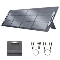 VDL POWER 200W Foldable Portable Solar Panel, 20V Monocrystalline Cell, Adjustable Kickstand, 23.5% Conversion Efficiency, IP67 Waterproof, MC-4 Interface