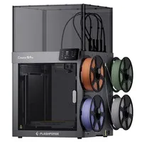 Flashforge Creator 5 Pro 3D Printer, 4 Independent Toolheads, 300mm/s High-Speed, Zero Purge Waste, 65°C Heated Chamber, Enclosed Multi-Color & Multi-Material