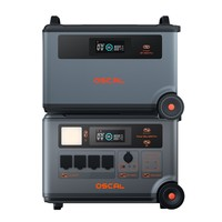 Oscal PowerMax 6000 Pro Portable Power Station + BP3600 Pro Expansion Battery