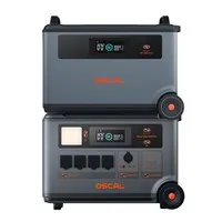 Oscal PowerMax 6000 Pro Portable Power Station + BP3600 Pro Expansion Battery