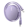 PD240W USB C to USB C Retractable Cable Fast Charging Data Transmission Thick Copper Core Line 12CM 100CM Long for iPhone 16 16 Plus 15 15 Pro for Huawei Mate XT for Xiaomi 15pro for Samsung Galaxy Z Flip6