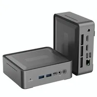 MINIHYPER U58 Mini PC, AMD Ryzen 7 5825U (8C/16T, Up to 4.5GHz), 16GB DDR4 512GB NVMe SSD, Radeon Vega 8, Triple 4K Display (HDMI×2 + Type-C), Gigabit LAN, WiFi 6E, Bluetooth 5.2, Expandable Storage