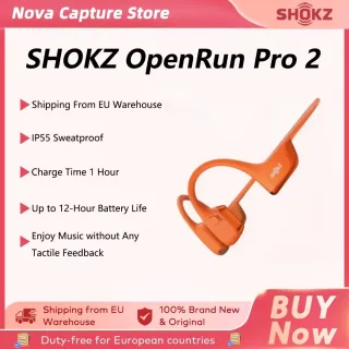 SHOKZ OpenRun Pro 2 S820/S821 Sports Headphones Open Ear Earphones Bluetooth 5.3 Noise Cancelling Microphone IP55 Waterproof S820