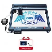 LONGER Laser B1 20W Laser Engraver Cutter, 4-core Laser Head, 22-24W Output Power, 450 x 440mm Engraving Area
