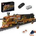 Mould King 12046 RC Steampunk Steam Train Toys Support APP Controlled Building Block Brick Assembly Kit 1954 PCS for Children Adults Christmas Birthday Gift