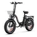 EUDIRECT DRVETION CT20 PRO MAX Electric Bike Torque Sensor NFC Unlock HydraulicBrake 48V 20AH SamsungBattery 1000W Motor 20inch Tires 130KM Max Mileage 150KG Max Load Folding Electric Bicycle