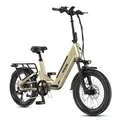 EU Direct Vitilan U9 Electric Bike,48V 15Ah LG Battery,500W Motor,960W Peak Power,Recommended Top Speed 25KM or H,Torque Sensor,Thumb Throttle,Dual Oil Brakes,20+3_0inch Tires,50 80KM Max Range,150KG Max Load,Foldable Electric Bicycle