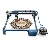 SCULPFUN S30 Pro 10W Laser Engraver Cutter, Automatic Air-assist, 0.06*0.08mm Laser Focus, 32-bit Motherboard, Replaceable Lens, Engraving Size 410*400mm, Expandable to 935*905mm