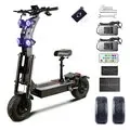 EU Direct TOURSOR X14 PRO Electric Scooter w or Seat NFC Function 60V 50Ah Battery 60V 5000W+2 Dual Motors Recommended Top Speed 25KM or H 13inch Off road Tires Additional 13inch Road Tires 130KM Max Mileage 200KG Max Load Folding E Scooter