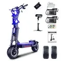 EU Direct TOURSOR X14 PRO Electric Scooter w or Seat,NFC Function,72V 40Ah Battery,72V 5000W+2 Dual Motors Motors,Recommended Top Speed 25KM or H,13inch Off road Tires Additional 13inch Road Tires,130KM Max Mileage,200KG Max Load,Folding E Scooter
