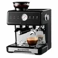 [EU Direct] BlitzHome® CM7080 Espresso Coffee Machine 20Bar 2200W with Built-in Conical Burr Grinder Dual Boiler Dual Pump Pressure Gauge PID & NTC Hot & Cold Brew 58mm Portafilter Manual Steam Wand