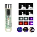 JETBEAM MINI-ONE SC 400LM EDC LED Keychain Flashlight With UV Light RGB Sidelight Type-C USB Rechargeable Mini LED Torch