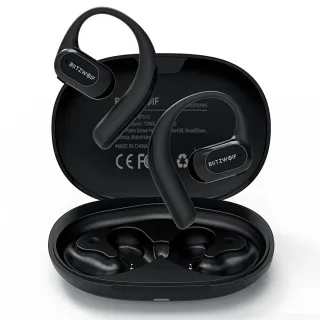 BlitzWolf® BW-BTS10 OWS bluetooth Earbuds Bone Conduction Earphone IPX8 Waterproof Low Latency Game Open Ear Earhooks Sports Headphones with Mic