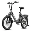 EU Direct FAFREES F20 Flex Electric Bike Dual Side Torque Sensor 36V 20Ah Battery 250W Motor Top Speed 25KM or H 20+2_5inch Tires 75 100KM Max Range 140KG Max Load Folding Electric Bicycle