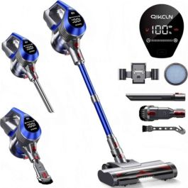 MOOSOO AC1 Cordless Stick Vacuum Cleaner, 28000Pa Suction, 40-Min Runtime, 120W Brushless Motor, 800ml Dust Cup, LED Display, Charging Dock & 5-Stage Filtration