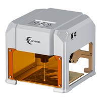 Carverall K4 3W Mini Laser Engraver, 0.05mm Precision, 80×75mm Working Area, 1000mm/min Speed, WiFi Connectivity, 10,000-Hour Laser Lifespan, CutLabX & LightBurn Compatible, for Wood, Leather/Paper/Plastic