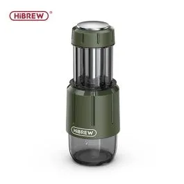 HiBREW 2 in 1 Portable Coffee Machine Hot/Cold Water Manual Espresso Maker For Capsule & Ground Hand Press Brewer H4D 【Save Now: $10 Off with Exclusive Code】