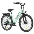 [EU DIRECT] HillMiles MileCity 1 Electric Bike 36V 13AH 250W Motor Recommended Top Speed 25KM/H 26inch 100KM Max Mileage 120KG Max Load Electric Bicycle
