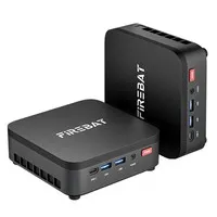 FIREBAT R3 Mini PC, AMD Ryzen 3 4300U Quad-Core Up to 3.7GHz, 16GB LPDDR4 512GB SSD, AMD Radeon Graphics, HDMI + DP + USB-C Triple 4K Display, Dual M.2 Expansion, Gigabit RJ45 WiFi 6 Bluetooth 5.2, 6×USB Ports