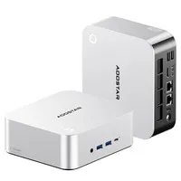 AOOSTAR MACO Mini PC Barebone (No RAM No SSD), AMD Ryzen 7 Pro 8845HS 8 Cores Max 5.1GHz, HDMI + DP + 2*USB4 Four Screens Display, WiFi6, 2*2.5G LAN, 1*Oculink, 2*USB3.2, 2*USB2.0, 1*Audio Jack, Fingerprint Unlock