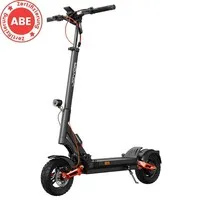 Joyor T6E Electric Scooter with ABE Certification, 500W Motor, 48V 18Ah Battery, 10 inch Tires, 20km/h Max Speed, 70km Range, Front & Rear Mechanical Disc Brakes, Front & Rear Hydraulic Spring Shock Absorber