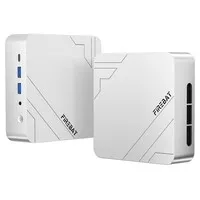 FIREBAT F1 Mini PC, AMD Ryzen 7 H255, 8 Cores 16 Threads Up to 4.9GHz, AMD Radeon 780M Graphics, 16GB LPDDR5 RAM, 512GB SSD, USB4 40Gbps, DP+HDMI+Type-C 4K Triple Display, WiFi 6 Bluetooth 5.2, 2.5G RJ45 LAN, Dual M.2 SSD Expansion