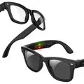 BlitzWolf BW-AG1 AI Smart Glasses Heart Rate Blood Oxygen Monitoring UV Detection 100+ Languages AI Translation HiFi Audio IP66 Waterproof Fitness Tracking Smart Audio Glasses