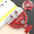 ENJOYWOOD Adjustable Multi angle Track Saw Guide Square Right Angle Guide Angle Stop for Makita Festool DeWalt Guide Rail