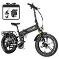 EU Direct Vitilan i7pro 3_0 Electric Bike 48V 20AH SamsungBattery 750W Motor Recommended Top Speed 25KM or H 20+4_0inch Tires 90KM Max Mileage 150KG Max Load Folding Electric Bicycle