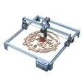 EU Direct SCULPFUN S9 Pro 10W Laser Engraving Machine High precision Wood Acrylic Laser Engraver Cutter 400x410mm Work Area Full Metal Structure Quick Assembly Design Thin Laser Beam Shaping Technology for Cardboard Fabric Bamboo